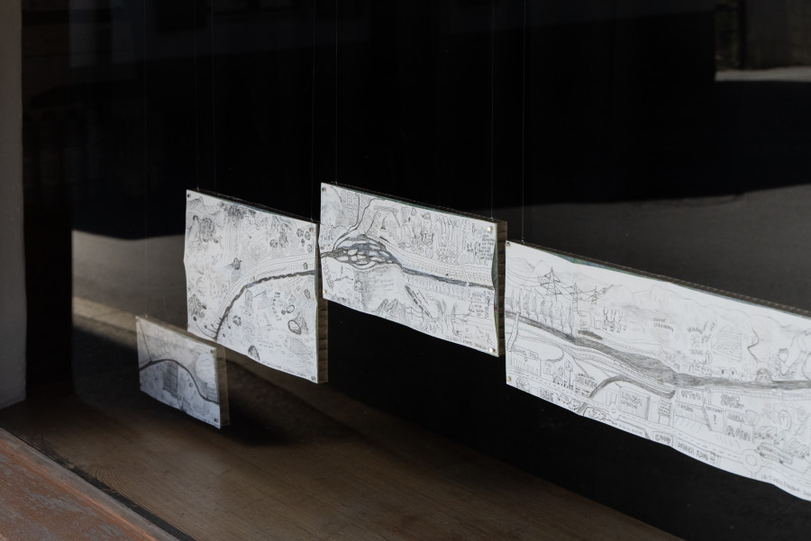 Exhibition, Willimann / Arai, Walking with the Rhone, 2023. Photo credit: Studio Stucky