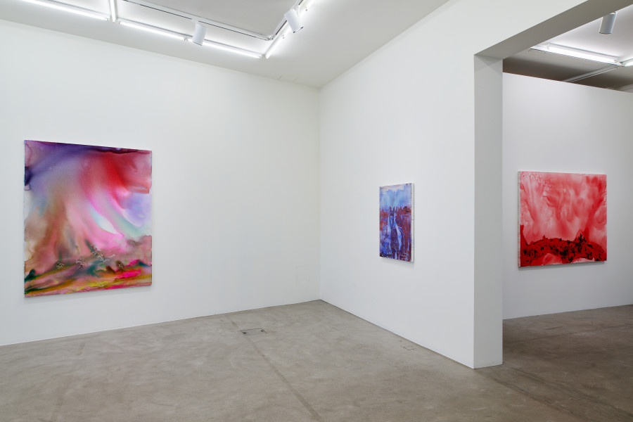 Exhibition view, Rebekka Steiger, ma quỷ vô đồng tử – ghosts without pupils, Galerie Urs Meile, 2023.