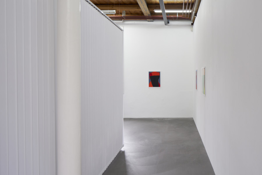 Installation view, Azize Ferizi, Spring / Summer 25 , Kunsthalle Friart Fribourg, 2025. Photo: Guillaume Python. Courtesy of the artist and Kunsthalle Friart Fribourg