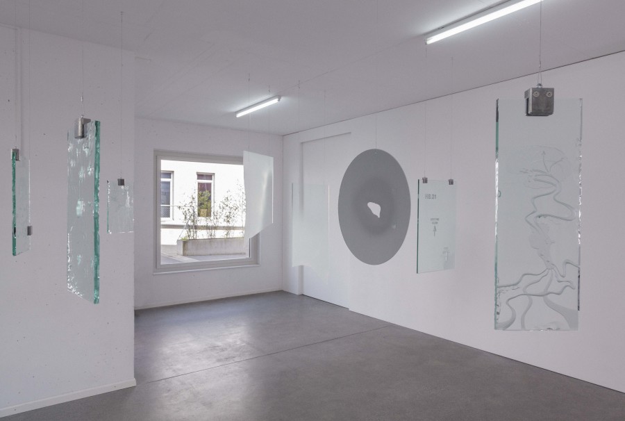 Eva Zornio: Redevenir poisson, Exhibition view, 2023, Espace 3353, photo: Anastasia Mityukova.