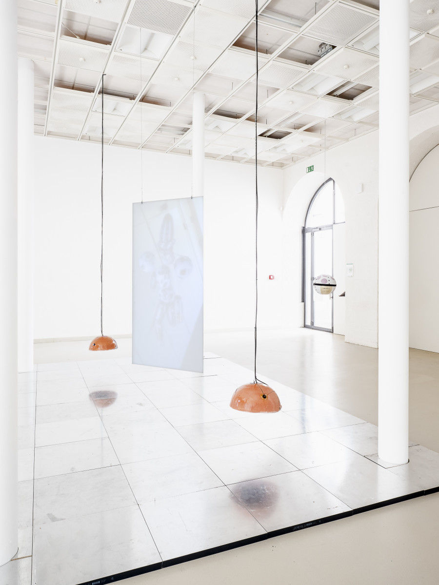 Installation view, Camille Dumond, Parallel Quarry (II), EAC (les halles), 2022, Photo: Sebastien Verdon