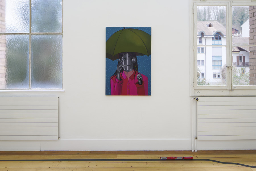 Jeremy, Jour de pluie , 2025. Photo: Guillaume Python. Courtesy of the artist and Kunsthalle Friart Fribourg