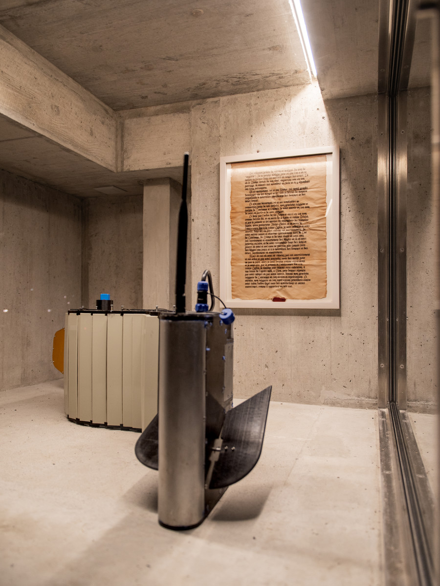 Installation view, Yan Tomaszewski, La Correction, Lemme, Sion, 2025.