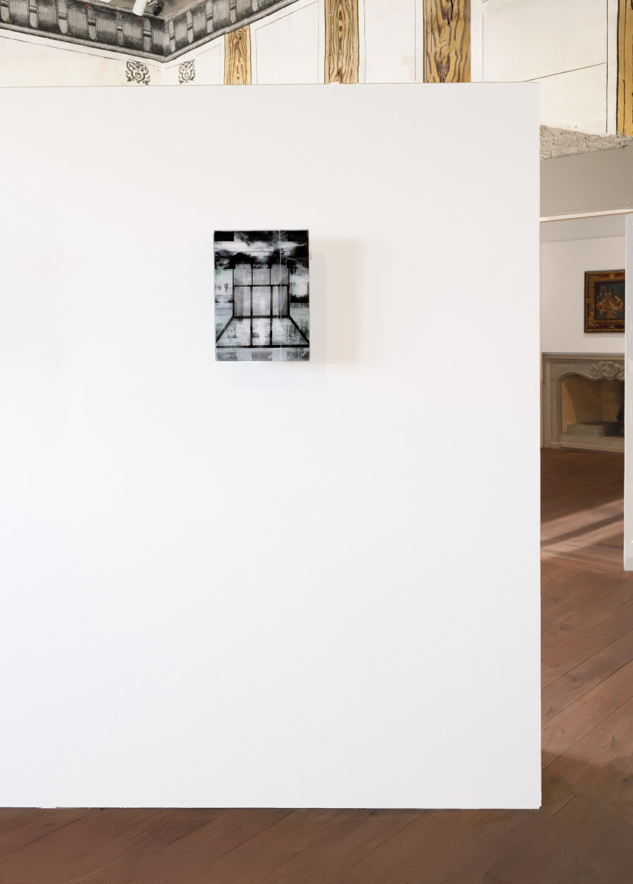 Exhibition view, Sebastian Haas, (Im)permanence, Vitromusée Romont, Freiburg, 2024-2025.