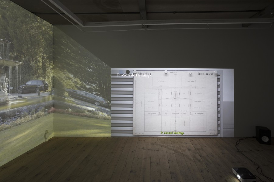 Exhibition view, Lea Schaffner – Aus dem Kopf /From the Head (By Heart), sic! Elephanthouse, 2022. Photo credit: Andri Stadler
