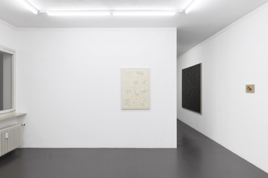 Installation view, Cosima zu Knyphausen, The End surprised me, Weiss Falk, 2022-2023. Photo credit: Gina Folly. Courtesy: Weiss Falk and the Artist