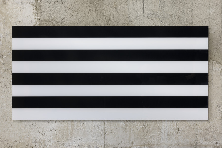 Number 6, 2026, UV direct print on acrylic glass sheet, 62 x 130 cm. Photography: Gina Folly. Copyright and courtesy of the artist and For, Basel