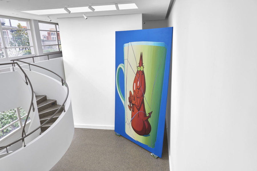 Exhibition view, Mathieu Dafflon, Facewalk / Jumprope, Wilde, 2022. Photo: by Philipp Hänger