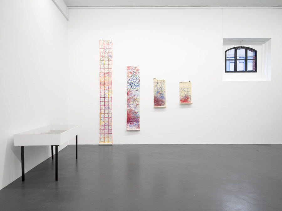 Installation view, Dietrich, curated by Anne Pontégnie, Galerie Francesca Pia, Zurich, 2024. Photo: Cedric Mussano