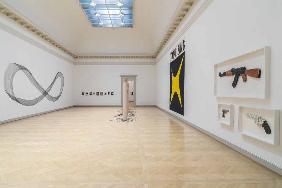 Heimspiel 2021, Installationsansicht, Kunstmuseum St.Gallen, Foto: Anna-Tina Eberhard