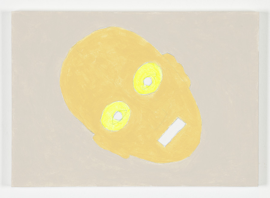 Valentin Carron, Oval In The Light II, 2022, Acrylic on wood, 21 x 29,7 x 1,5 cm, (Ref. CAR010103)