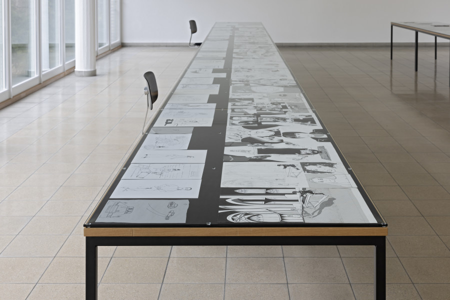 Linda Bilda, Die goldene Welt, installation view, Kunsthaus Glarus, 2025. Photo: Gina Folly
