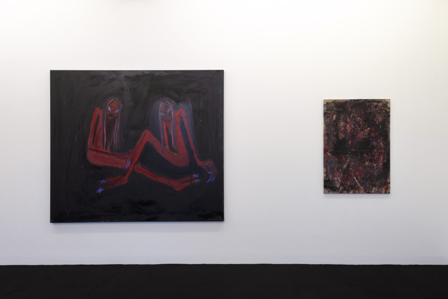 Installation view, Tobias Spichtig, Heavy Mental, Galerie Peter Kilchmann, Zürich, 2025.
