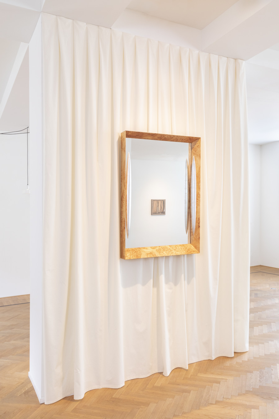 Installation shots of Interior" with works by Elena Alonso, EJR Barnes, Christian Hidaka, Caitlin MacBride, Kilian Rüthemann, Sam Stewart, Laila Tara H, Raphaël Zarka, exhibited at Galerie Fabian Lang, Zurich, (21 April 2023 - 2 June 2023). Credit: Courtesy of the artists and Galerie Fabian Lang. Copyright: © Fabian Lang
