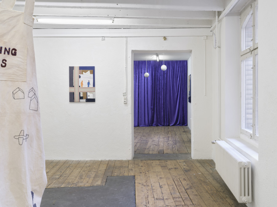 Exhibition view, The house, the paste, the weather (Part 1), Stiftung BINZ39, 2024-2025. Photo credit: Conradin Frei