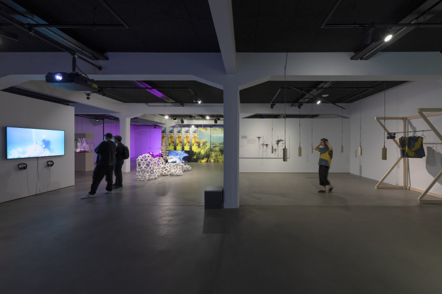 «Earthbound – In Dialogue with Nature», Installation view, 2022, HEK, Photos: Franz Wamhof.