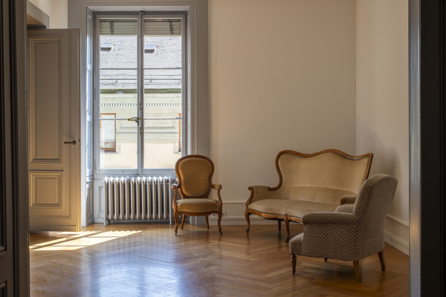 Exhibition view, Romane Chabrol Prudent, Here for Now, Société des Arts de Genève, 2024. Photo credit: Greg Clement
