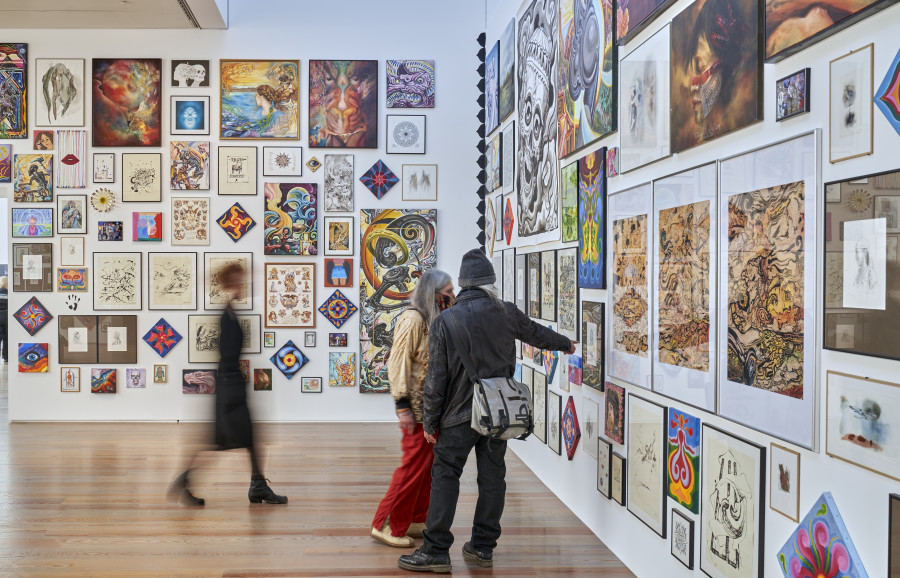 Installation view in the exhibition «Leu Art Family» © 2021, Museum Tinguely; photo: Daniel Spehr