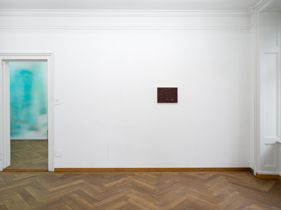 Anastasia Pavlou, The Clamorous Life of a House Painter XI , 2026, exhibition view Kunsthaus Langenthal. Photo: Cedric Mussano, Kunsthaus Langenthal. Courtesy: Anastasia Pavlou.