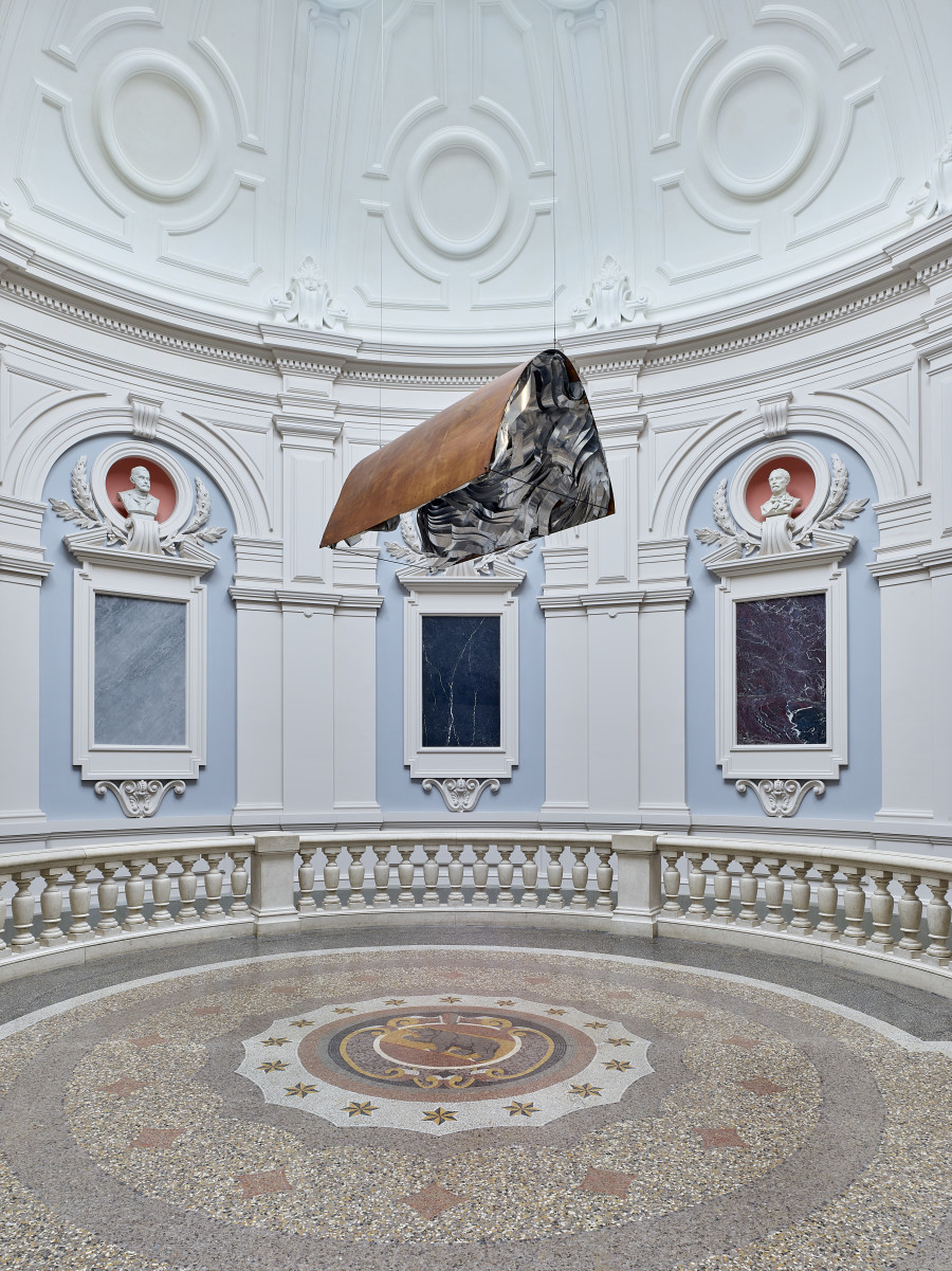 Installation view ‘Marisa Merz. Ascoltare lo spazio / Listen to the Space’, Kunstmuseum Bern, 2025, photo: Rolf Siegenthaler, © Kunstmuseum Bern