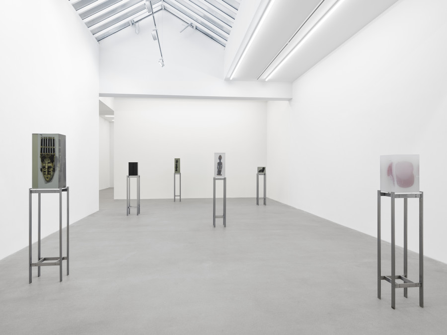 Installation view, Matthew Angelo Harrison, American Ghost, Galerie Eva Presenhuber, Waldmannstrasse, Zurich, 2024. © Matthew Angelo Harrison. Courtesy the artist and Galerie Eva Presenhuber, Zurich / Vienna. Photo: Stefan Altenburger Photography, Zürich