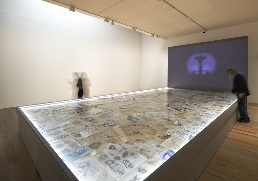 Installation view in the exhibition «Leu Art Family» © 2021, Museum Tinguely; photo: Daniel Spehr