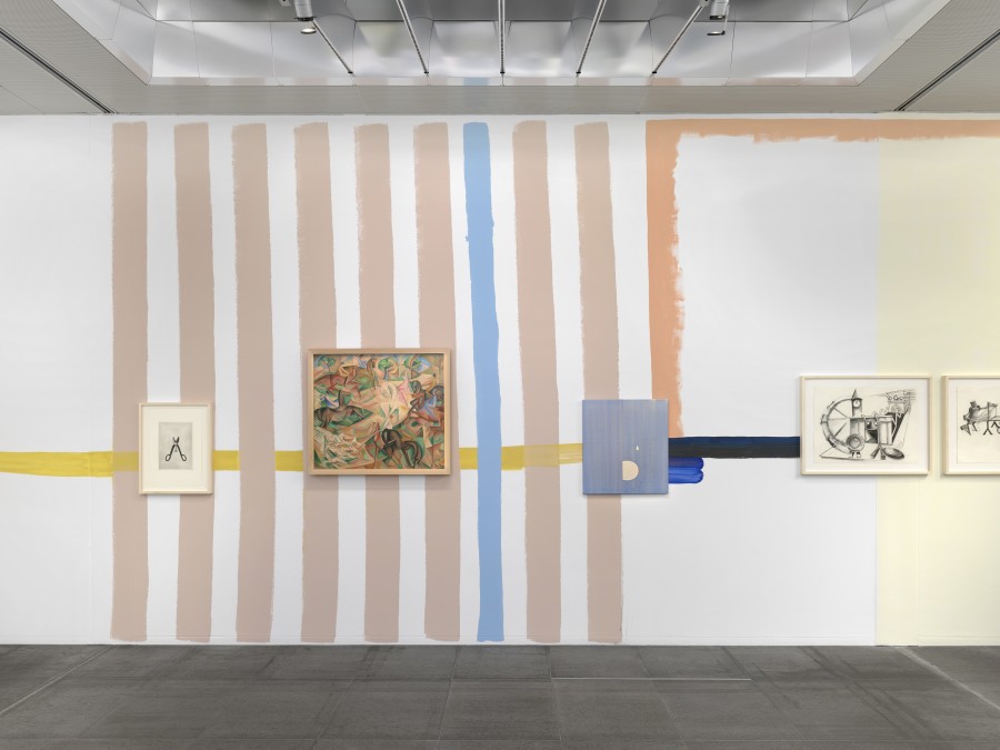 Installation view ‘Collection intervention by Amy Sillman’, Kunstmuseum Bern, 2025, photo: © Annik Wetter