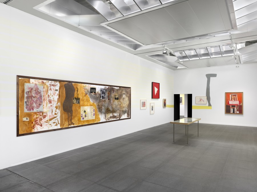 Installation view ‘Collection intervention by Amy Sillman’, Kunstmuseum Bern, 2025, photo: © Annik Wetter