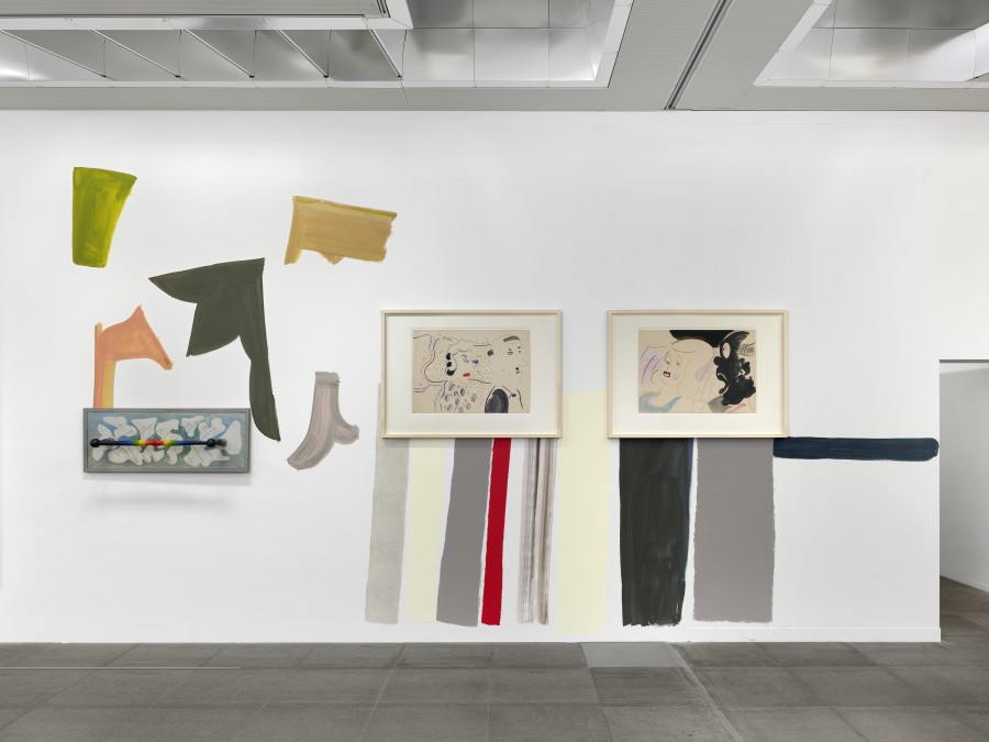 Installation view ‘Collection intervention by Amy Sillman’, Kunstmuseum Bern, 2025, photo: © Annik Wetter