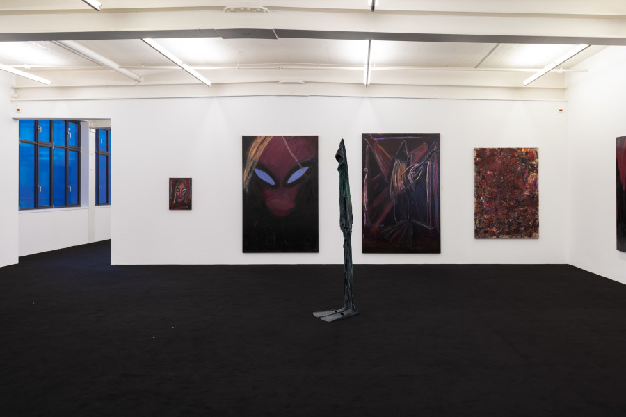 Installation view, Tobias Spichtig, Heavy Mental, Galerie Peter Kilchmann, Zürich, 2025.