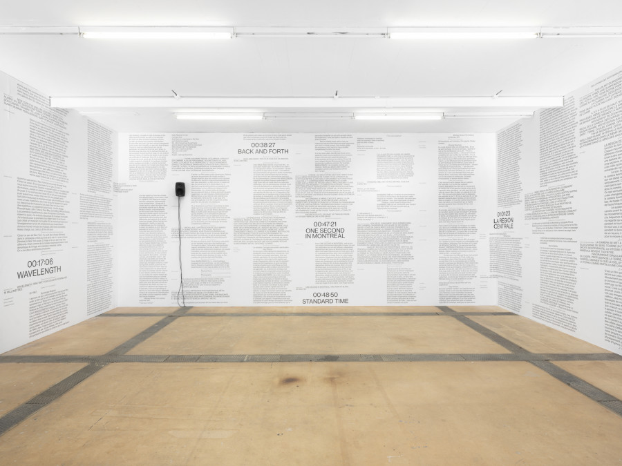 Exhibition view of Do You Know Snow? by Daniel Caux & Michael Snow at Centre d’Art Contemporain Genève (01.11.2023‒07.01.2024). © Centre d’Art Contemporain Genève. Photo: Julien Gremaud