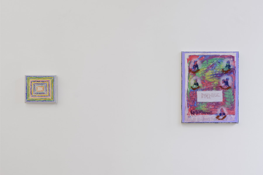 Exhibition view, Cosima zu Knyphausen, Homo Hobby, Galerie Oskar Weiss, Zürich, 2025. Photo credit: Gina Folly