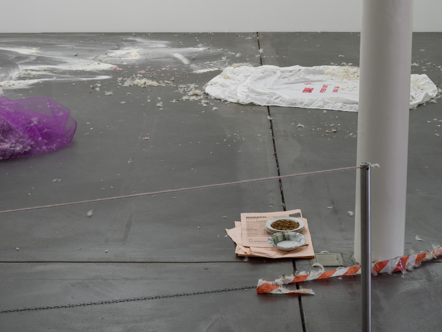 Jason Dodge, installation view, Kunsthalle Friart Fribourg, 2026. Photo: Cedric Mussano