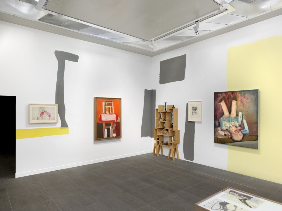 Installation view ‘Collection intervention by Amy Sillman’, Kunstmuseum Bern, 2025, photo: © Annik Wetter
