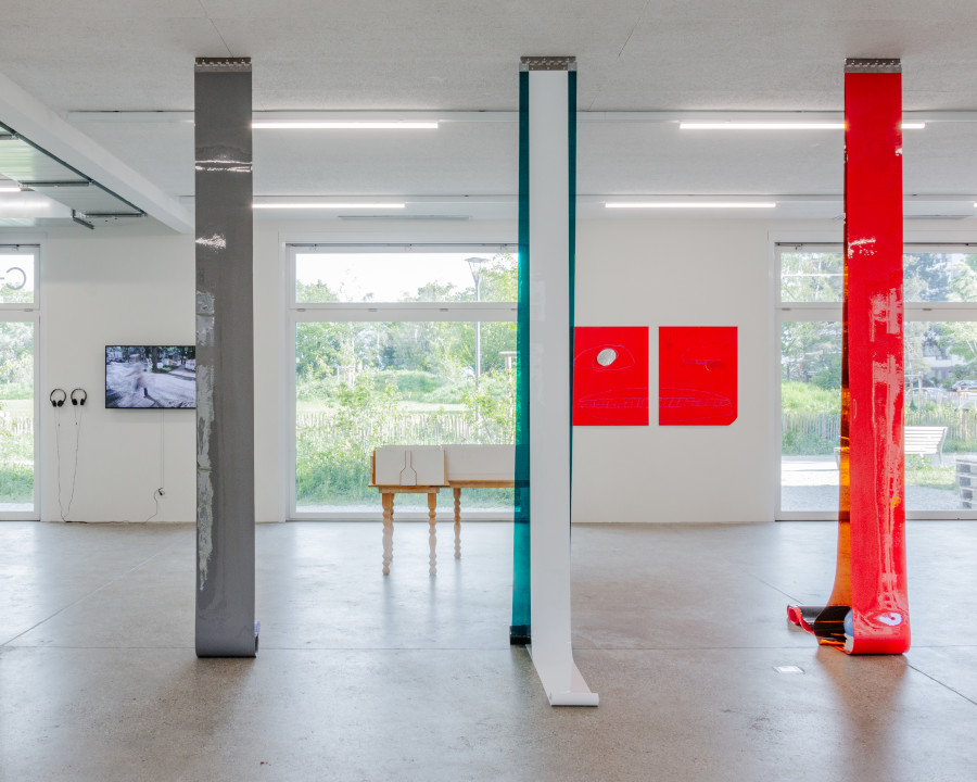 Exhibition view “Our Labor, Our Passion, Our Love”, CALM - Centre d'Art La Meute, Lausanne, Switzerland, 2024 / Photo: Théo Dufloo / Courtesy of the artist-x-s and CALM - Centre d'Art La Meute.