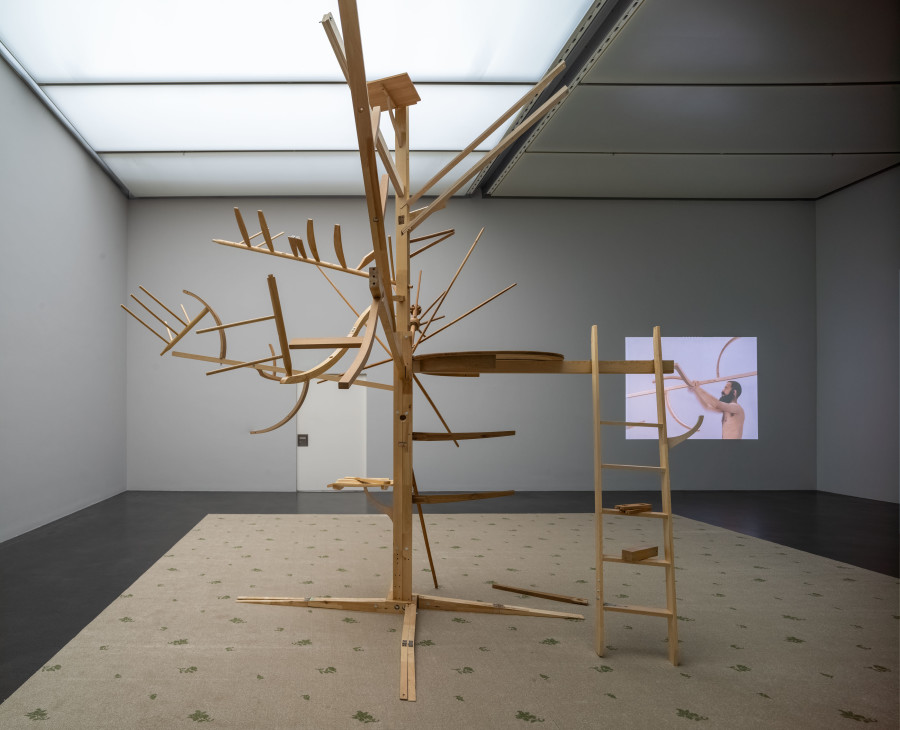 Installation view, Guy Ben Ner, We’ve Lost, Kunstmuseum Luzern, 2023-2024. Photo credit: Marc Latzel