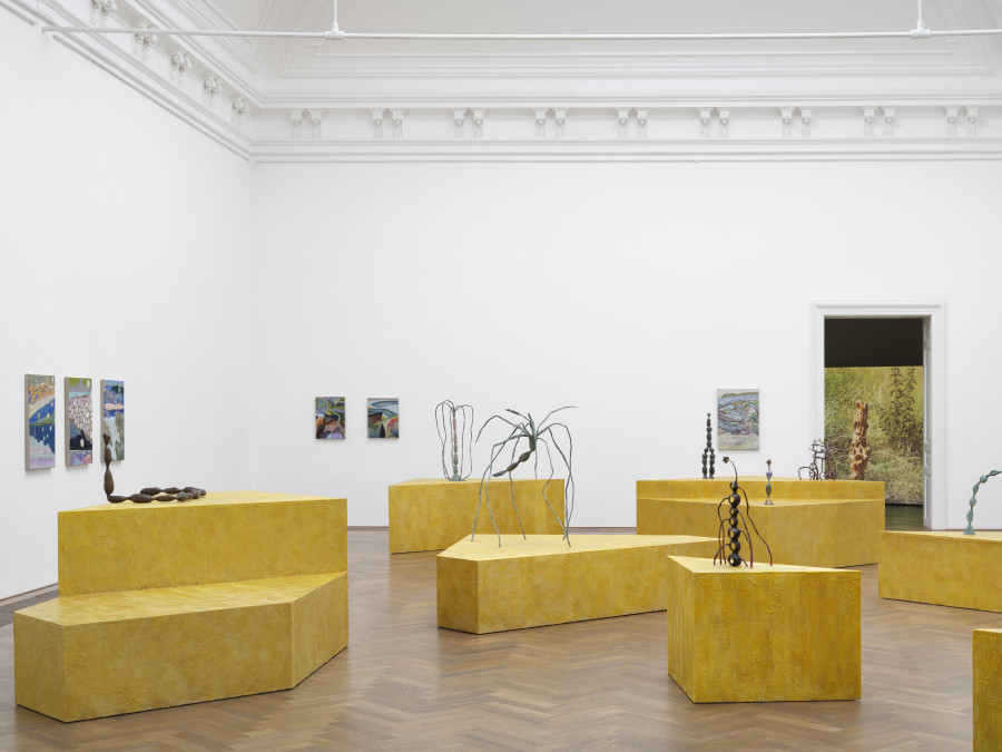 Diambe, Bees beings beans, exhibition view, Kunsthalle Basel, 2026, photo: Philipp Hänger / Kunsthalle Basel