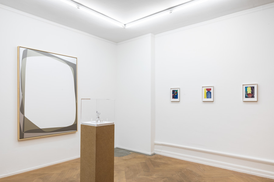 Exhibition view, Albrecht Schnider, at the garden’s Border, Mai 36 Galerie, 2023. Photo credits: Peter Baracchi