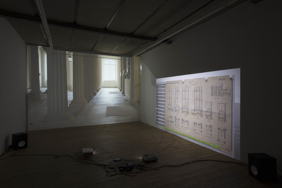 Exhibition view, Lea Schaffner – Aus dem Kopf /From the Head (By Heart), sic! Elephanthouse, 2022. Photo credit: Andri Stadler