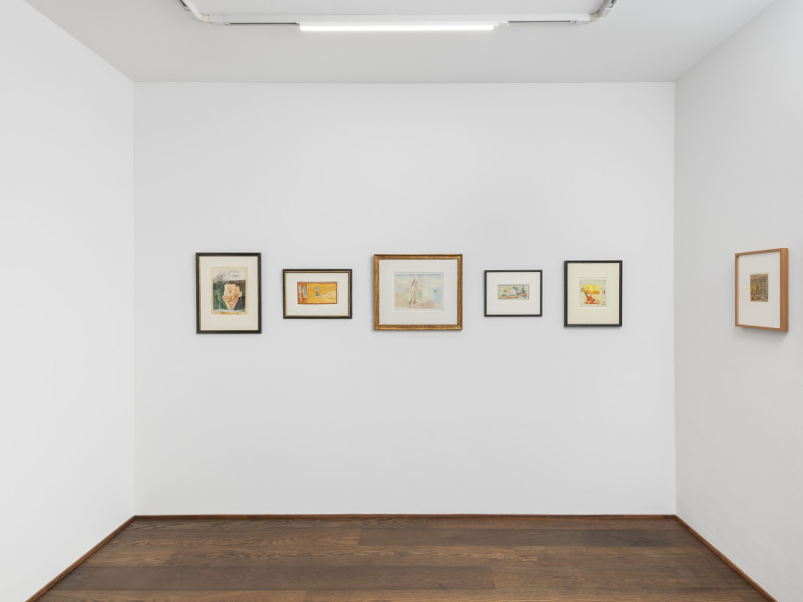 Exhibition view, André Thomkins, 1930 – 1985, Galerie Haas Zürich, 2024.