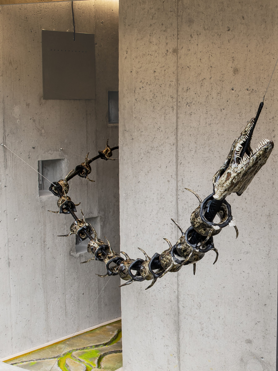 Installation view, Yan Tomaszewski, La Correction, Lemme, Sion, 2025.