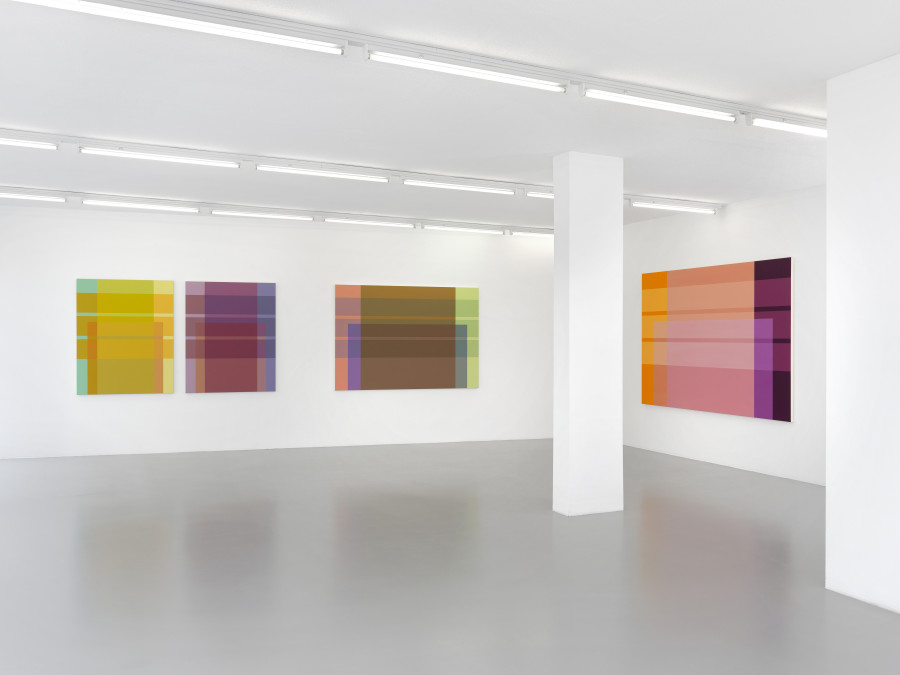 Exhibition view, Stéphane Dafflon, Tilted + Blurred, xippas, 2023. Photo credit: Annik Wetter