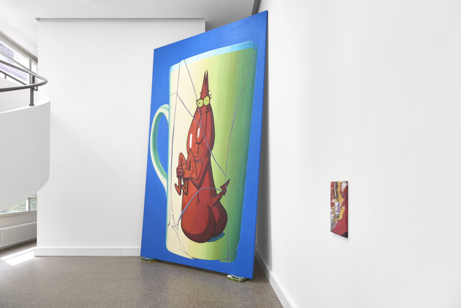 Exhibition view, Mathieu Dafflon, Facewalk / Jumprope, Wilde, 2022. Photo: by Philipp Hänger