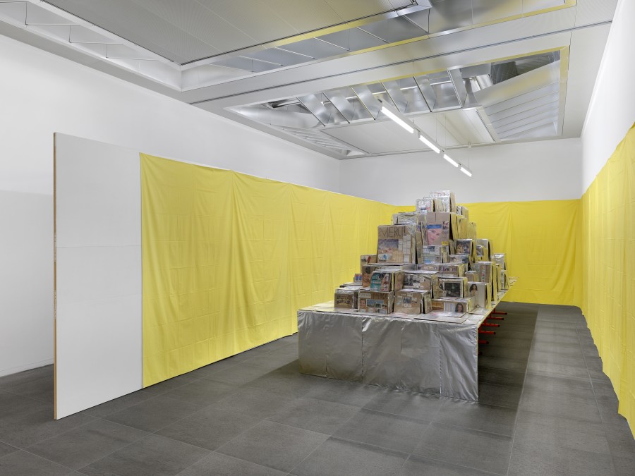 Installation view ‘Collection intervention by Amy Sillman’, Kunstmuseum Bern, 2025, photo: © Annik Wetter