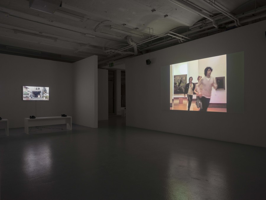 Mario García Torres, A brief history of Jimmie Johnson’s Legacy, 2006, exhibition view, 2023. Collection Frac Franche-Comté. Photography: Sebastian Verdon / all images copyright and courtesy of the artists and CAN Centre d’art Neuchâtel