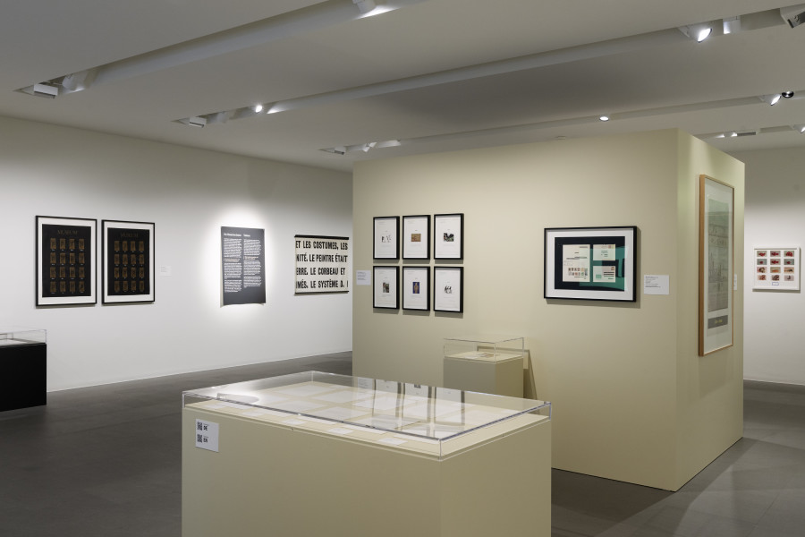 Exhibition view «Marcel Broodthaers – Museum», Kunsthaus Zürich, June 2023. Photo: Franca Candrian, Kunsthaus Zürich. Works: © Succession Marcel Broodthaers / 2023, ProLitteris, Zurich