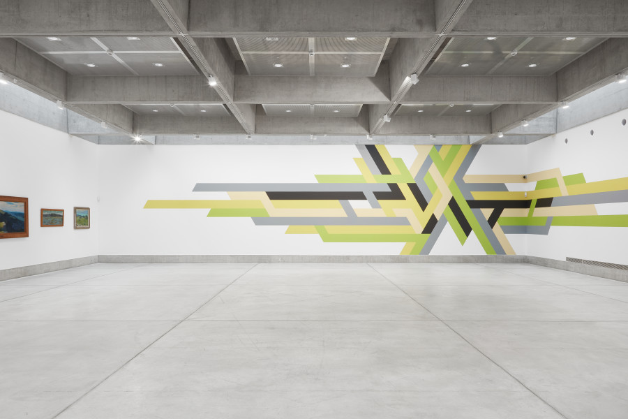 Exhibition view, Temps de Mars, Musée des beaux-arts de La Chaux-de-Fonds, 2024. Photo credit: Gaspard Gigon