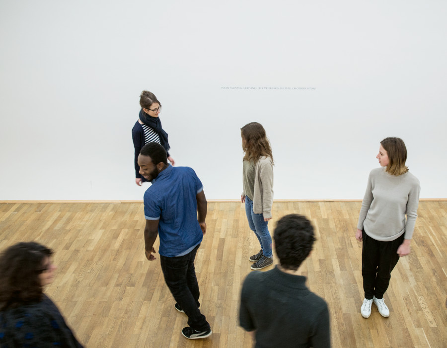 William Forsythe, ABSTAND, 2015 Museum MMK für Moderne Kunst, Frankfurt photo: Dominik Mentzos, © William Forsythe