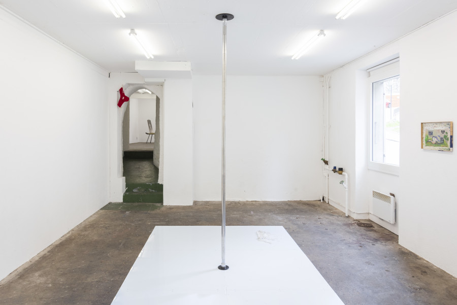 Exhibition view « Meet Me Halfway » at WallStreet, Fribourg, 2023 / Photo: Remy Ugarte / Courtesy: the artist and WallStreet.