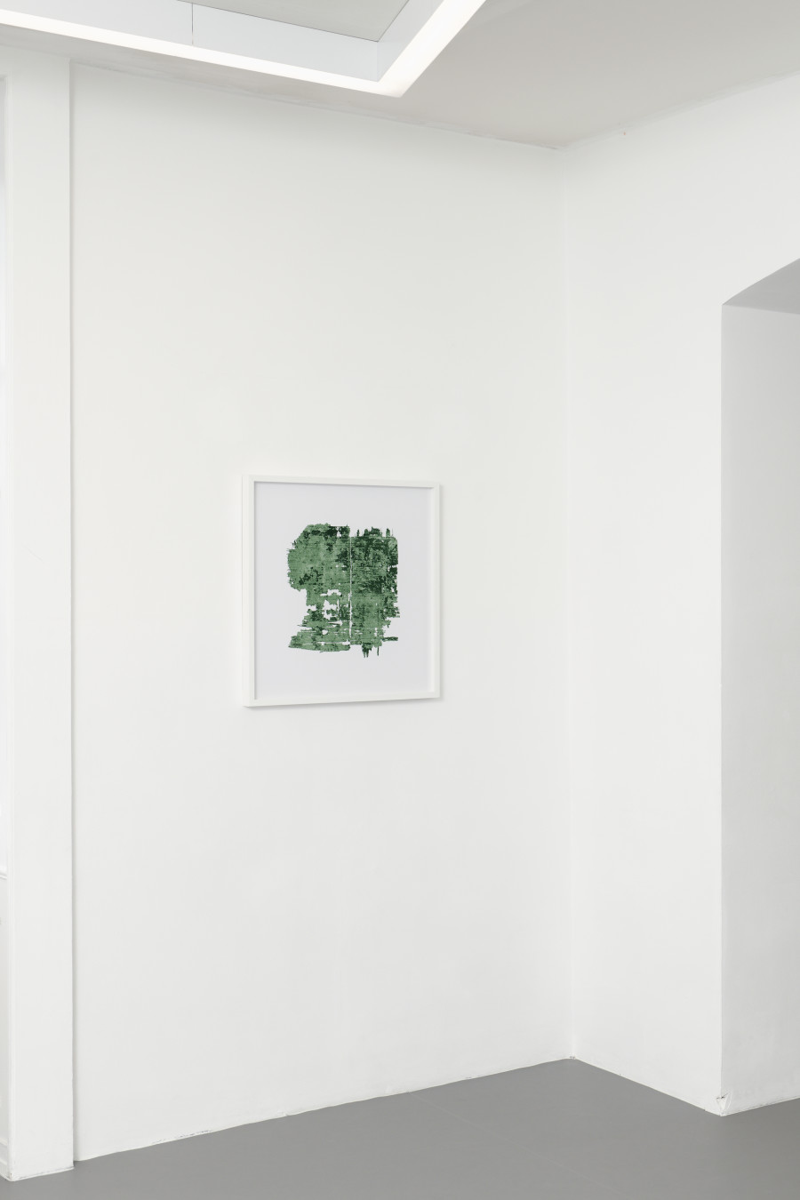 Exhibition view, Laurie Dall'Ava, Emerald Green Pigment, Villa du Parc, 2024. Photo credit: Aurélien Mole